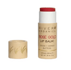 River Organics - Organic Rose Gold Tinted Lip Balm - Tinted Lip Balm - Clean Beauty - Elle and Willow