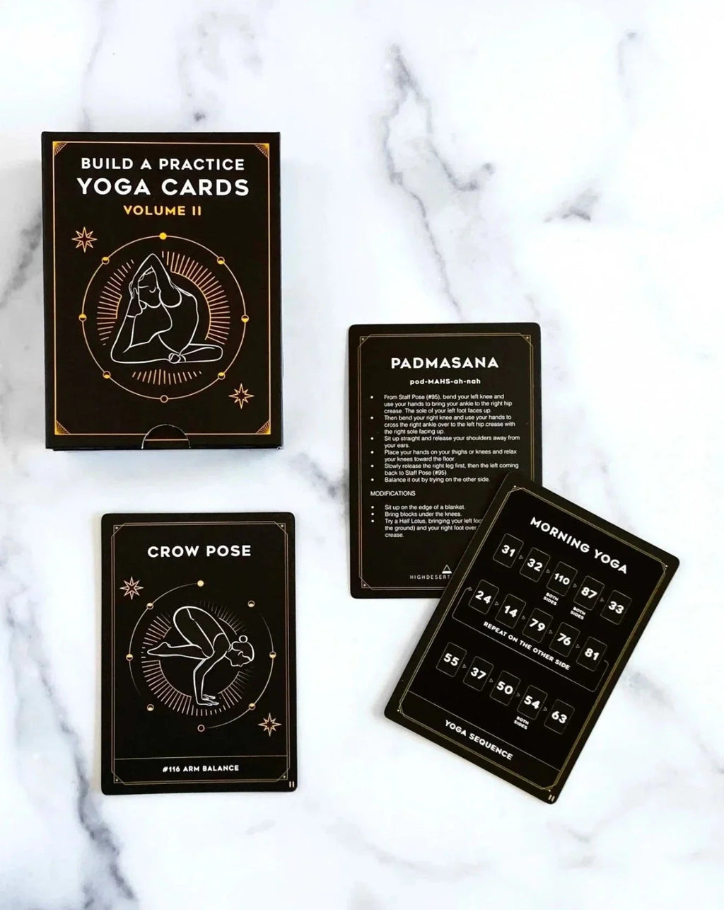 Yoga Posture Cards & Mediation Cards for Adults