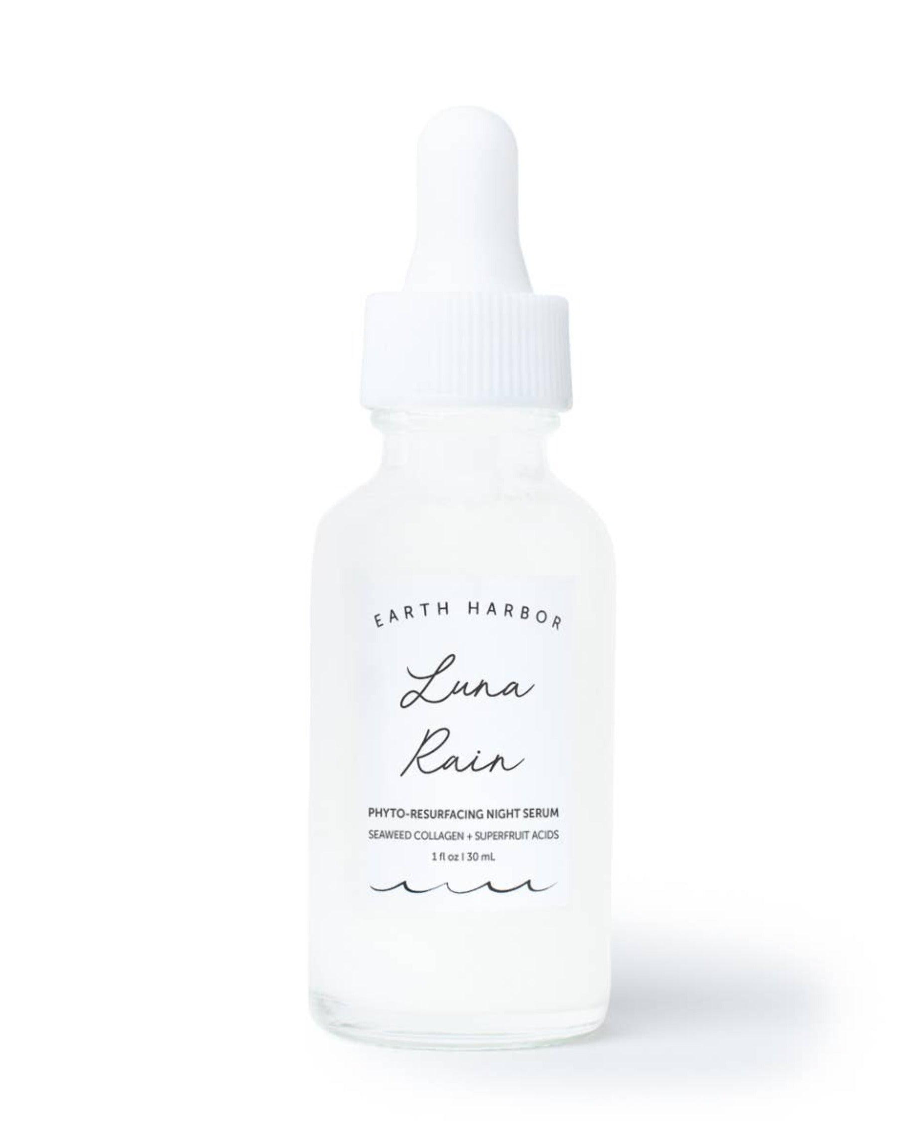 a bottle of earth harbor luna rain