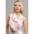Sevya Handmade Orchid Tie Dye Infinity Scarf